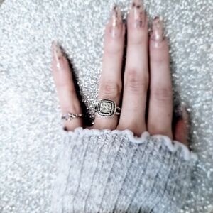 Kay Jewelers 925 Nine Diamond Ring Size 4